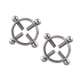 thumbnail image 3 of 6x 1 Par de Anillos Circulares Ajustables con Tornillo Elegante, Dijes de Joyería para El Cuerpo, Acero Inoxidable, No, 3 of 8