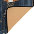 thumbnail image 3 of Yayeee Area Rugs for Living Room 6.7'x4.8' Non Slip Washable Bedroom Floor Carpet, Orange Elegant Geometric, 3 of 5