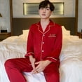 thumbnail image 5 of Conjunto de pijamas Conjunto de pijamas de dos piezas con pantalones casuales de manga larga y conjunto de pijamas con hebilla, 5 of 5