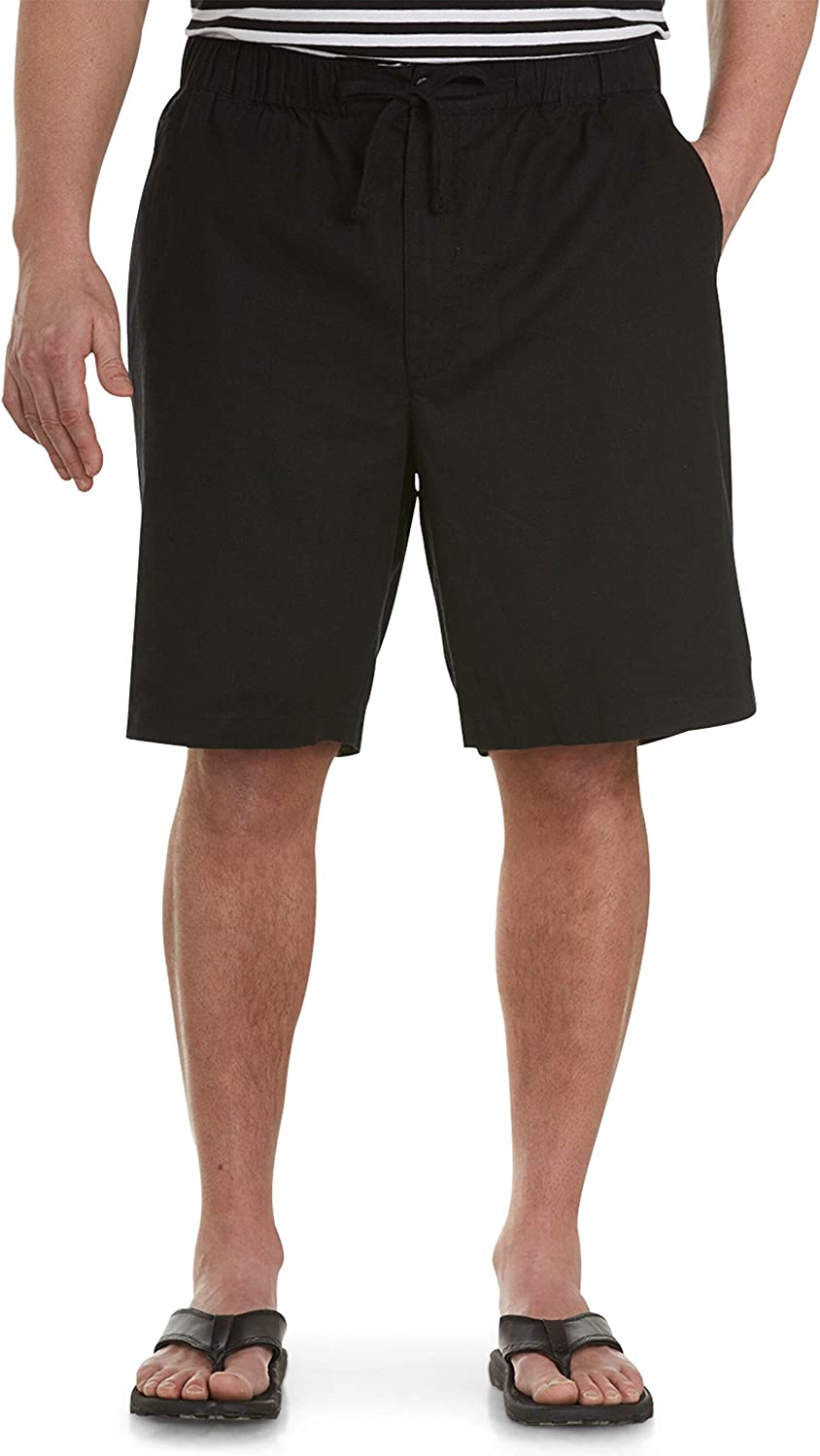 Island Passport by DXL Men's Big & Tall LinenBlend Drawstring Shorts