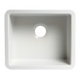 thumbnail image 6 of ALFI brand AB2017 20" White Single Bowl Fireclay Undermount Kitchen Sink, 6 of 10