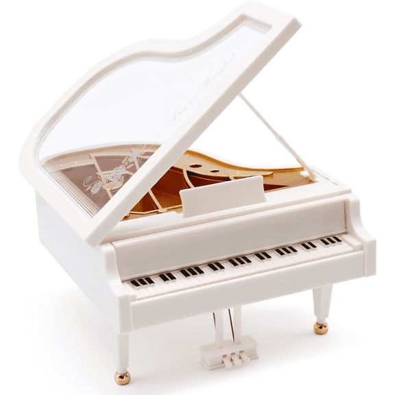 AIZHUER Music boxes,Piano Music Box, Wind Up Musical Boxes, Classical Music Box for Girls Birthday Gift or Desk Decoration Ornament