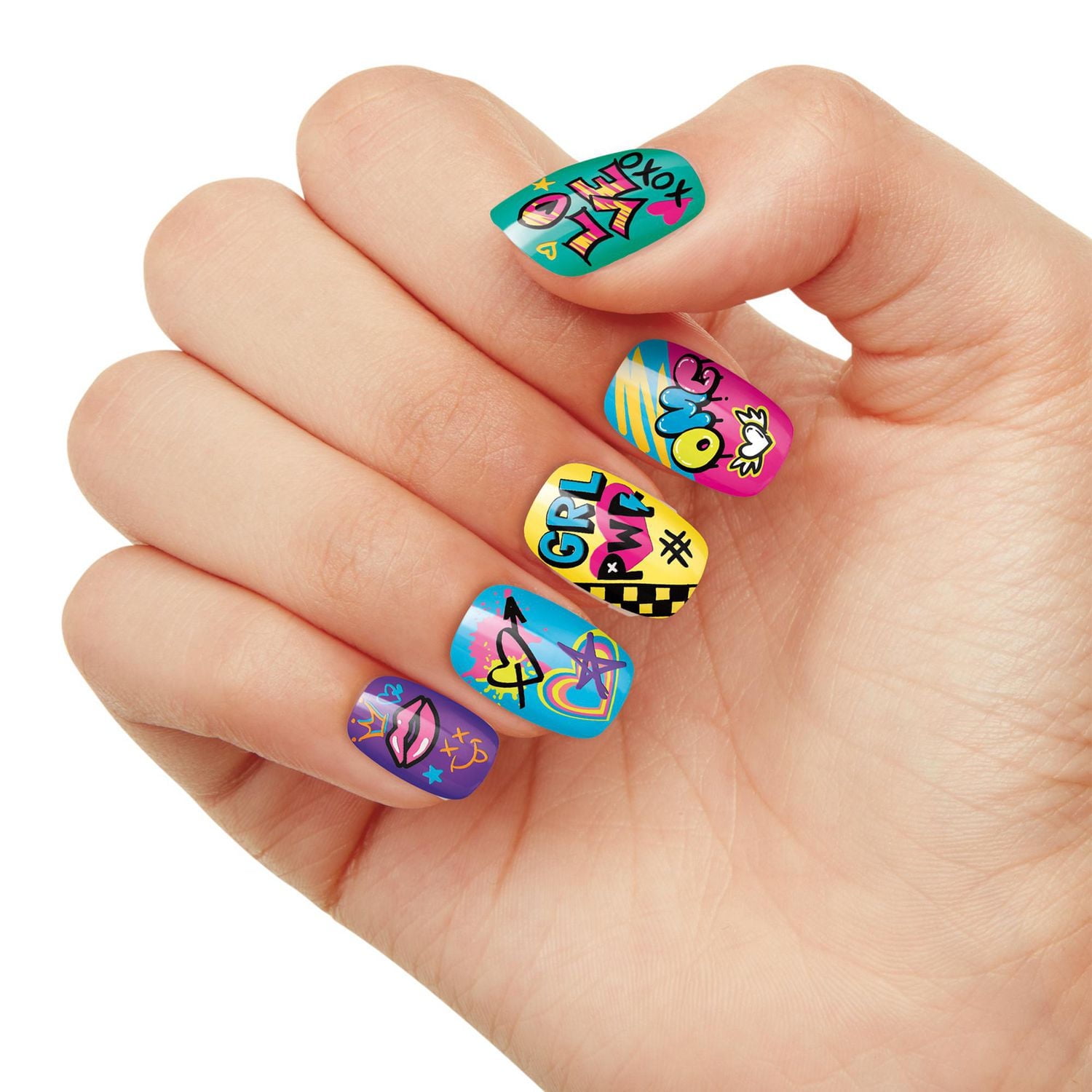 Be Inspired Graffiti Nail Art. Ages 8+.  Great Holiday Gift Idea., Nail Art Kit