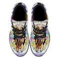 thumbnail image 2 of Dachshund Dog Happy EaStr Shoes Sneakers Black Size 8.5, 2 of 7