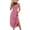 Pink, variant on Women's Casual Tank Maxi Dress, Sleeveless Crewneck Summer Long Sundress with Side Slit, Comfy Loose Fit A-Line Beach Dress