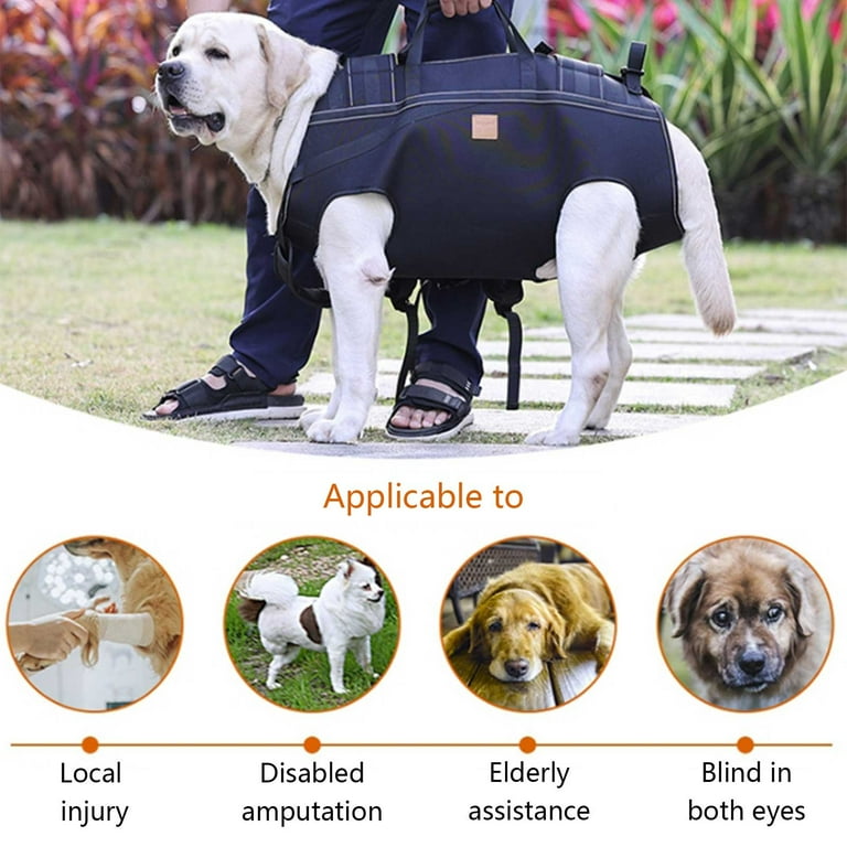 Extra Large Dog Lift Harness Full Body Dog Sling Emergency Dog
