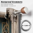 thumbnail image 2 of Outdoor Curtains for Patio Waterproof, Turquoise Vintage Door Outdoor Privacy Panels Grommet, Countryside Barn Abstract Art Blackout Outside Curtains for Porch/Cabana/Pergola/Gazebo 54"x95", 2 Panels, 2 of 8
