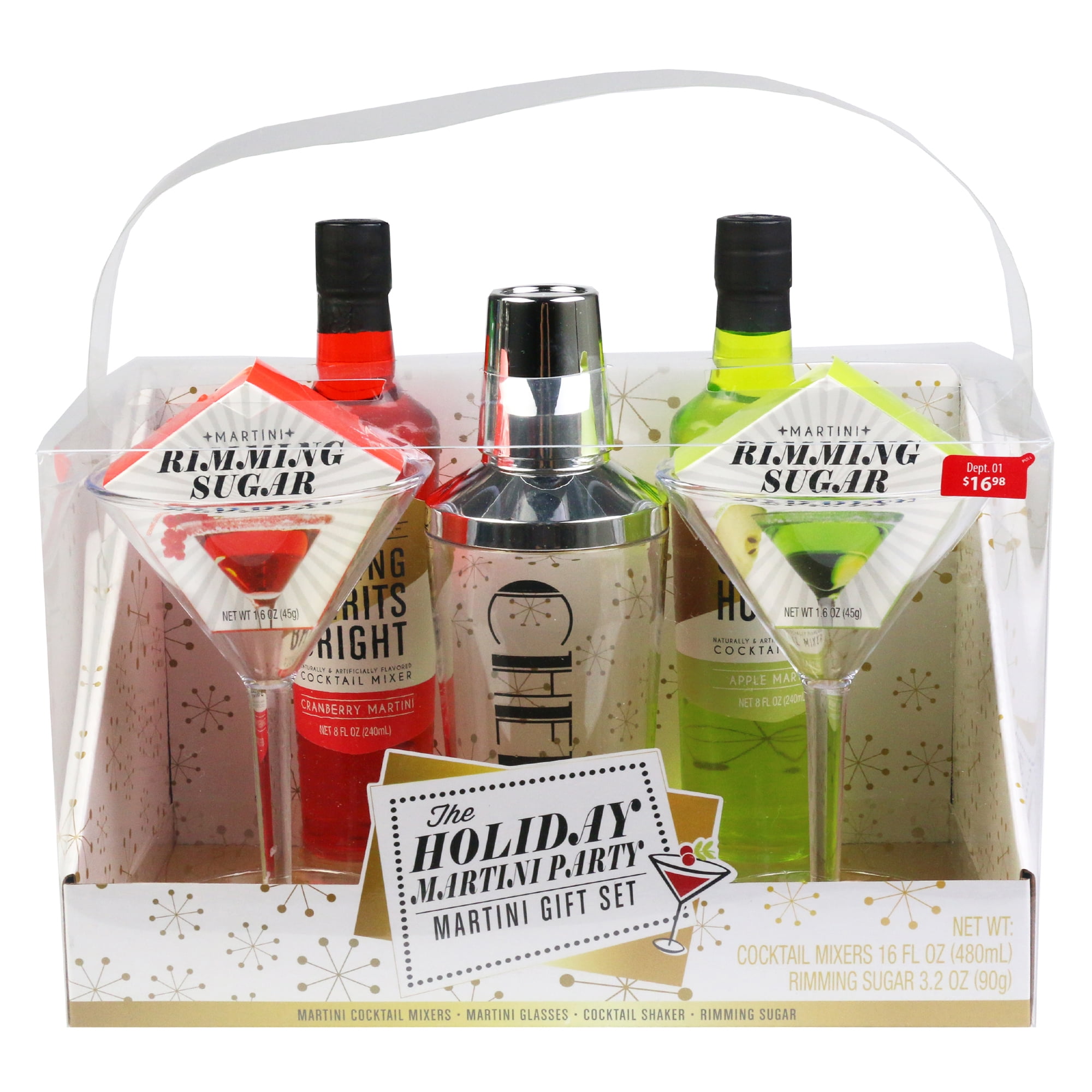 Modern Gourmet Foods Holiday Martini Party Set