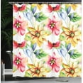 thumbnail image 3 of Ambesonne Colorful Shower Curtain, Country Art, 69"Wx70"L, Multicolor, 3 of 4