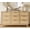9-Drawer oak, variant on Wetalus Rattan 9 Drawer Dresser, 55" Modern Farmhouse Wood Chest, Boho TV Stand for Bedroom,Walnut