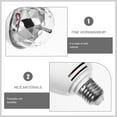 thumbnail image 2 of 8 x 8cm 220V bombilla de luz LED colorida 3W RGB Lámpara de luz Bulbo multicolor inteligente para DJ Disco KTV Party White sin enchufe, 2 of 7