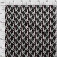 thumbnail image 3 of oneOone Velvet Black Fabric Rooster Cock Sewing Craft Projects Fabric Prints By Yard 58 Inch Wide-MA, 3 of 4