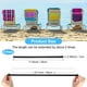 thumbnail image 3 of Uxcell 6-Pack Bandas para Toallas para Sillas de Playa, Clips de Toalla Reutilizables[Negro], 3 of 7