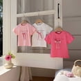 thumbnail image 4 of WENXIAOO T-shirts pour Filles à Manches Courtes Col Ras du Cou Décontractés T-shirts Graphiques Vêtements d'Été Filles T-shirts Mignons pour Filles 2-3 Ans, 4 of 7