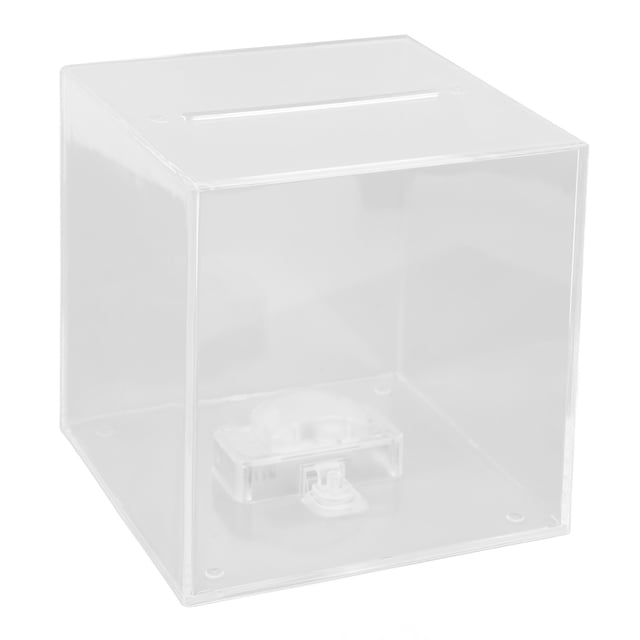 Caja De Ahorro De Dinero, Alcancía Transparente De Acrílico, Fácil De Ver, Resistente, Que No Se Puede Abrir Para Adultos Y Niños Para Monedas En Efectivo