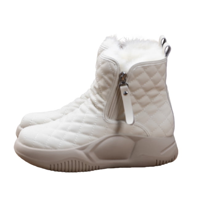 Women's Warm Thick Soled Snow Boots Wide Width Waterproof Outdoor Ankle