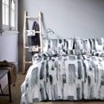 thumbnail image 3 of Juego de funda de edredón King Bedding de mármol negro oscuro, 3 piezas - 1000 - Funda de edredón de microfibra de lujo con cierre de cremallera, lazos - Estilo moderno orgánico para hombres y mujeres, 3 of 5