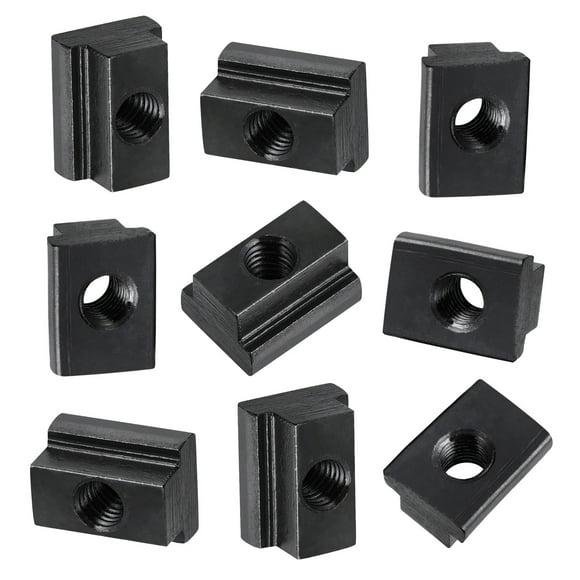 FUTUREORYY 10 Pcs Écrous à Fente en Acier au Carbone pour Rails de Lit de Camion pour Sécuriser les Objets Adaptés aux Structures de Cadre Industriel