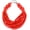 red, variant on Boho African Wooden Beaded Strands Necklace Ethnic Layered Chunky Collar Choker Wood Necklace for Women Hip Hop Statement Jewelry[g1553]
