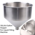 thumbnail image 3 of 304 Stainless Steel Hopper For Paste Liquid Filling Machine 30l Funnel Tank, 3 of 11