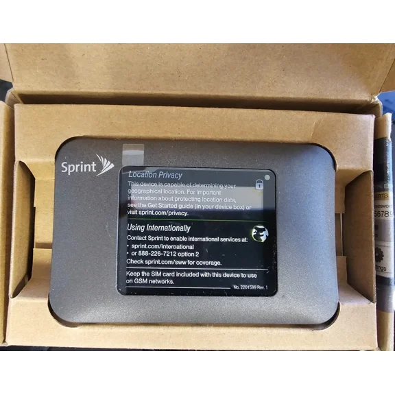 Sprint Netgear Zing 771S 4G Lte Mobile Hotspot W Battery & Charger