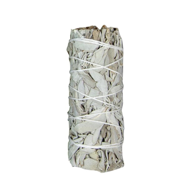 Paquetes de salvia Fragancia de purificación interior para yoga en casa (10,5 cm C) Blanco