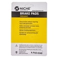 thumbnail image 2 of Niche Front Brake Pad Set for Yamaha XT225 Organic Motorcycle 519-KPA2561D, 2 of 5