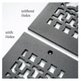thumbnail image 3 of 6X12 Basketweave Pattern Floor Register - Oil Rubbed Bronze Steel - Metal Vent Cover Grille for Home Floors Without Mounting Holes | BWL16-814-SRBNH, 3 of 8