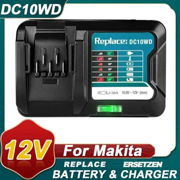 DC10WD BL1015 Battery Charger Replace for MAKITA 10.8V 12V BL1016 BL1021B BL1041B FD05 DT03 RJ03Z SH02Z PH04Z DC10SB Charger