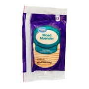Great Value Deli Style Sliced Muenster Cheese, 12 Slices