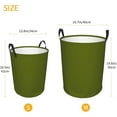 thumbnail image 5 of Large Laundry Basket, Orange Collapsible Laundry Hamper Dirty Clothes Washing Bin for College Dorm Storage Essentials, 5 of 10
