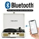 thumbnail image 2 of Tocadiscos TANLANIN Vintage de 3 velocidades Bluetooth USB blanco, 2 of 9