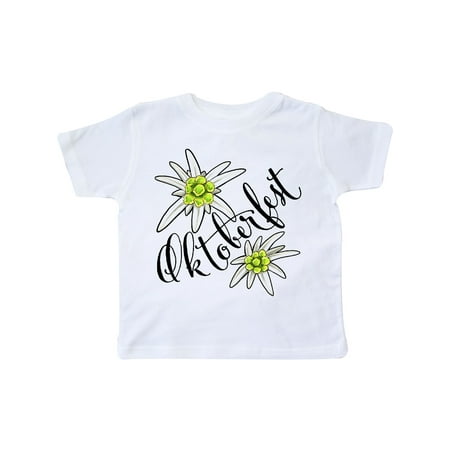 

Inktastic Oktoberfest- edelweiss flowers Gift Toddler Boy or Toddler Girl T-Shirt