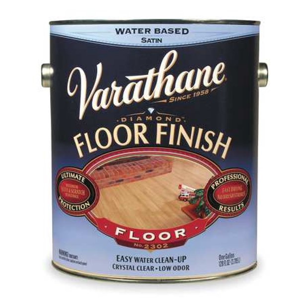 RUST-OLEUM 230031 Floor Finish,Crystal Clear,Gloss,1 gal. - Walmart.com ...