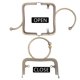 thumbnail image 3 of unbranded 4Ud Asas Fijas Para Bolsos Metalizadas Resistentes Y Fáciles De Instalar Con, 3 of 8
