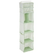Angle View: Munchkin 6 Shelf Closet Organizer, Cream/Green