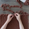 thumbnail image 2 of BUYISI 100g Fluffy Thick Yarn Crochet Hand Soft Round Rope Super Fine Polyester Thread 029, 2 of 8