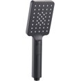 thumbnail image 4 of Pommeau de Douche Carré - Noir Mat - 3 Modes, 4 of 4