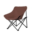 thumbnail image 4 of S SERENABLE Chaise de Camping Confortable Légère Chaise Portable pour Pelouse Randonnée Plein Air Brun, 4 of 9