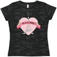 thumbnail image 3 of Inktastic Paris Oo-la-la with Eiffel Tower and Flowers in Pink Heart Women's T-Shirt, 3 of 5