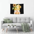 thumbnail image 5 of Kdxio Sunflower Gnomes 3 Wall Hanging Tapestries Banner For Bedroom College Dorm Home Living Room Party Decor 29X37 In, 5 of 8