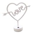 thumbnail image 1 of Letrero de decorativo con luz de en corazón para la mesa Rosado Zulema Luz de letreros de neón, 1 of 8