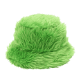 thumbnail image 3 of Lumtrix Fuzzy Winter Bucket Hats for Women, Men Warm Faux Fur Cap Plush Cute Trendy Y2K Solid Color Hat Green One Size, 3 of 6