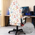 thumbnail image 6 of Whosucclay Egg Flower Print Office Computer Game Chair Slipcovers Machine Washable Non-Slip Computer Chair Seat Slipcovers with Armrest Covers Gamer Chairs Protector Easter Decor, 6 of 8