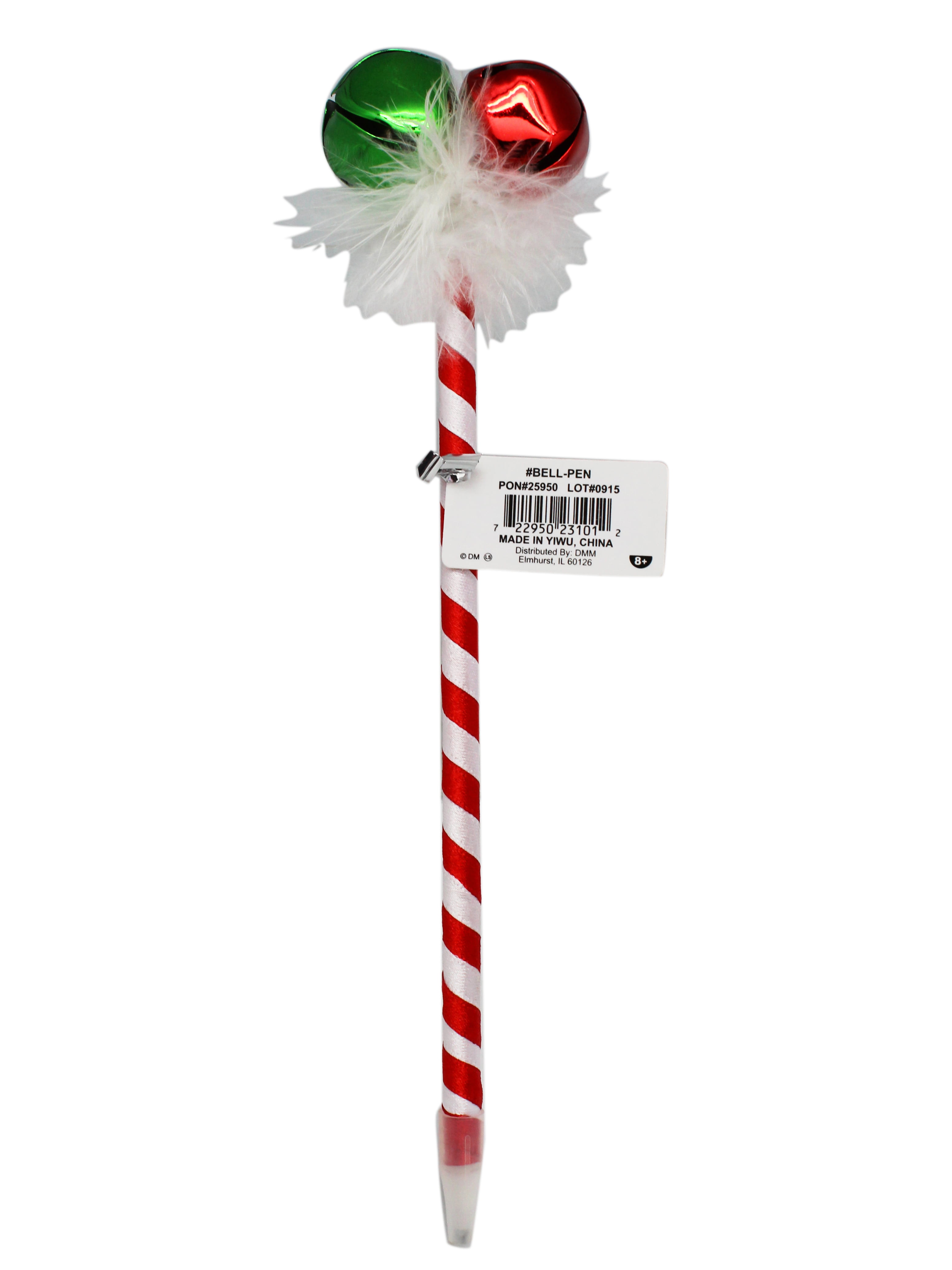 96 Pieces Christmas Candy Cane Pen Cane Ballpoint Pens with Black Ink Candy C... 