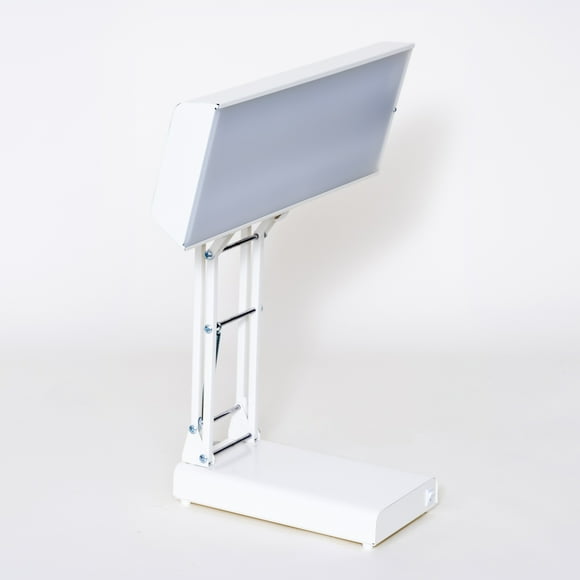Northern Light Technologies NLT Adjustable Desk lamp - 10000 Lux Light Therapy LED Lamp - Full Spectrum Light Therapy Desk Light for Natural Mood and Energy Enhancement, Sunlight Desk Lamp, Beige