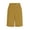 Yellow, variant on yardsong Women's Knee Length Work Shorts Business Casual Pleated Office Shorts High Waist Summer Dress Suit Short Pant with Pocket White,XXXL