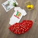thumbnail image 4 of Conjunto de mono y falda tutú para bebé para mi primer cumpleaños, vestido con forma de pastel de Navidad, mono de manga corta para niña, ropa de fiesta para niña pequeña, 4 of 5