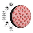 thumbnail image 4 of Fotbe Strawberries Funda de Llanta de Repuesto con Estampado, Engrosada, Ajuste Universal para Jeep, Remolque, RV, SUV, Camión-14 inch, 4 of 6