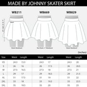MBJ WB829 Womens Flirty Flare Skirt XL RED